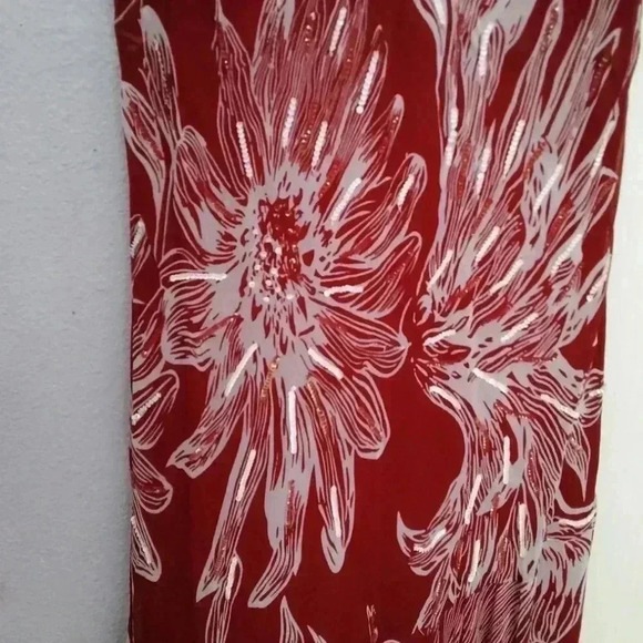 Beautiful red & white Midnight Velvet Maxi Dress - Picture 2 of 4